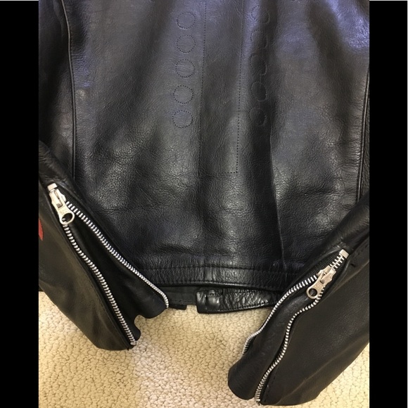 SOLD- VANSON LEATHERS MOTORCYCLE JACKET SIZE 44 - Picture 15 of 16